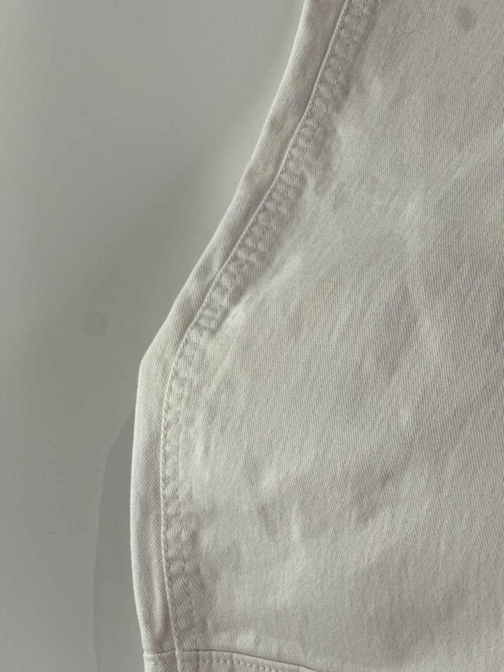 Everlane Utility Barrel Pant High Rise Cropped Organic Cotton Bone White Size 2 - Picture 7 of 11